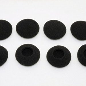 YunYiYi 4 Pairs Replacement Earpads Foam Ear Pads Sponge Cushions Cover Cups Compatible with Sony MDR-Q21 Q22 Q23 Q38 Q21LP Q68 BT140Q Q50 Q55 G73 Headphones Headset Earphones