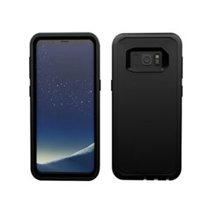 Samsung Galaxy S8 Plus Case, ToughBox® [Armor Series] [Shockproof] [Black] for Galaxy S8 Plus Case [with Holster & Belt Clip] [Fits OtterBox Defender Series Belt Clip Cover]