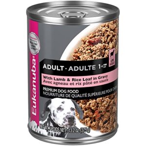 eukanuba adult with lamb & rice canned wet dog food, (12) 13.2 oz cans