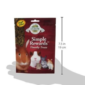 Simple Rewards Small Animal Treats 3 Flavor Variety Bundle (1) Each: Baked Apple Banana, Baked Bell Pepper, Timothy, 1.4-2 Ounces