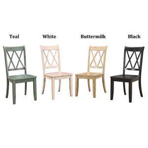 Homelegance Dining Chair (Set of 2), Teal