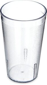 cfs 5212-8207 stackable san tumbler, 12 oz., clear (pack of 12)