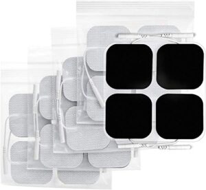 auvon tens unit pads electrode patches with upgraded self-stick performance and non-irritating design for electrotherapy