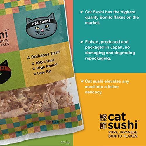 Cat Sushi Bonito Flakes, Classic Cut, 0.7oz