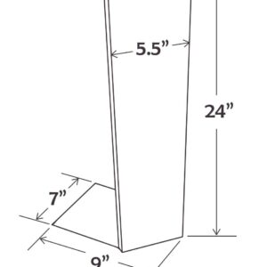 Sofa-Scratcher Squared' Cat Scratching Post & Couch-Corner/Furniture Protector (Beige)