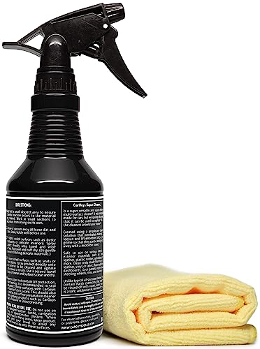 CAR GUYS Super Cleaner | Effective Car Interior Cleaner | Leather Car Seat Cleaner | Stain Remover for Carpet, Upholstery, Fabric, and Much More! | 18 Oz Kit