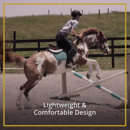 Kavallerie Dressage Horses Boots: Fleece-Lined Faux Leather Woof Brushing Boots for Training, Jumping, Riding, Eventing - Quick Wear for Breathable, Lightweight & Impact-Absorbing Wrap