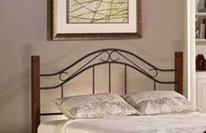 hillsdale furniture hillsdale matson frame full/queen headboard, cherry/black