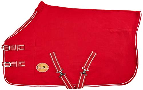 New Horse COB Pony Shetland Mini RED Show Travel Fleece Rug 3'6"-6'9" Stable Cooler Choice of Sizes (3'6")…