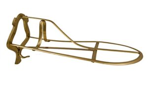 tack room studio brass saddle rack (brass)