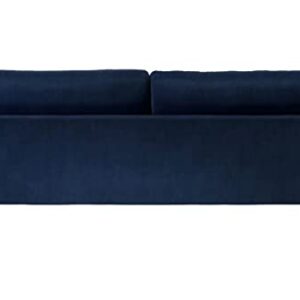 Inmod Matilde Velvet Sofa, Sapphire Blue