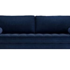 Inmod Matilde Velvet Sofa, Sapphire Blue