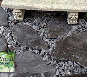 Natural Slate Stone -1 to 3 inch Rocks for Miniature or Fairy Garden, Aquarium, Model Railroad & Wargaming (2)