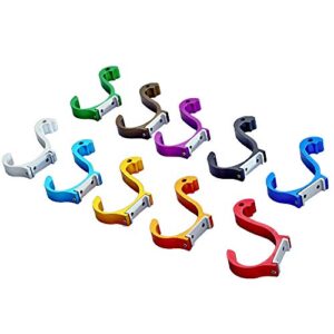 ff elaine swan style coat hooks wall mounted decorative hook hanger for towel (10 colors ,10-pack)