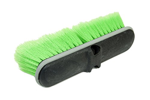 CARCAREZ 10" Flow-Thru Car Washing Brush Head, Green