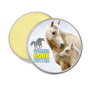 the blissful horses summer care butter all natural sun support for your horse, 4-ounce