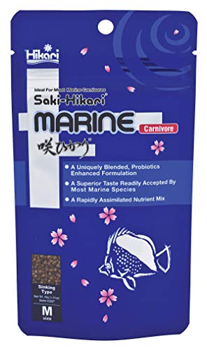 Hikari 042220 Carnivore Medium Sinking Pellets Marine Fish Food, One Size