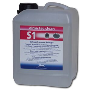 elmasonic 800 0162 elma tec clean s1 corrosion remover for ultrasonic cleaners- powerful concentrated cleaning fluid for industrial use