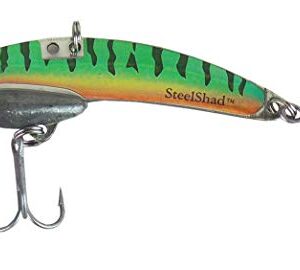 SteelShad - Original Series (3/8 oz) Perch - Bass Fishing Lures - Lipless crankbait for Freshwater Fishing - Long Casting Blade Bait Perfect for Bass, Walleye, Trout