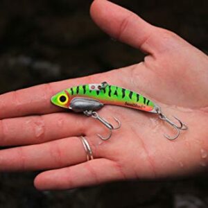 SteelShad - Original Series (3/8 oz) Perch - Bass Fishing Lures - Lipless crankbait for Freshwater Fishing - Long Casting Blade Bait Perfect for Bass, Walleye, Trout