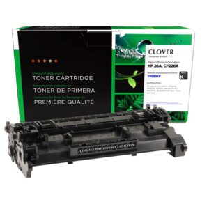 clover remanufactured toner cartridge replacement for hp cf226a (hp 26a) | black