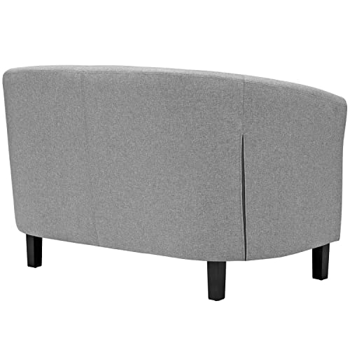 Modway EEI-2614 Prospect Upholstered Contemporary Modern Loveseat In Light Gray