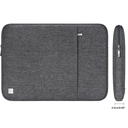 DOMISO 15.6 inch Laptop Sleeve Case Waterproof Carrying Bag for 15.6" Yoga 730 IdeaPad 530S ThinkPad L580/Flex 4 5/ASUS ROG Zephyrus GX501/Dell New Latitude 3590/HP EliteBook, Dark Grey