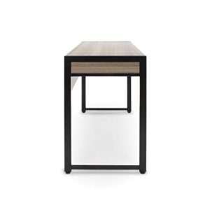 OFM ESS Collection 2-Drawer Office Desk, Driftwood