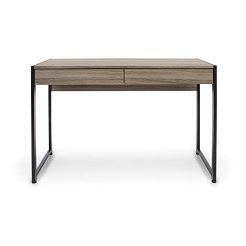 OFM ESS Collection 2-Drawer Office Desk, Driftwood