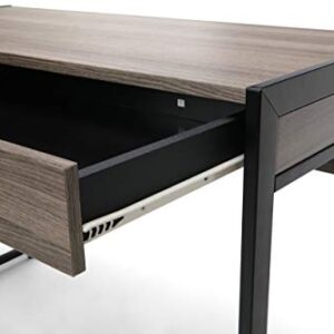 OFM ESS Collection 2-Drawer Office Desk, Driftwood