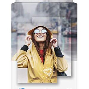 HP 1DE37A, 5 x 7.6 cm/2 x 3 Inch, Sprocket Photo Paper Sticky-Backed, 290 GSM, 50 Sheets