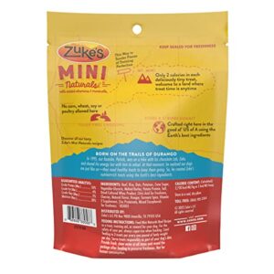 Zuke's Mini Naturals Dog Training Treats Beef Recipe, Soft Dog Treats - 6 oz. Pouch