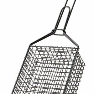 Corona BBQ Charcoal Grill Accessories - Grilling Basket with Locking Grill Handle For Veggetables, Chicken, Meats And Fish for Outdoor/ Indoor BBQ Set Tools