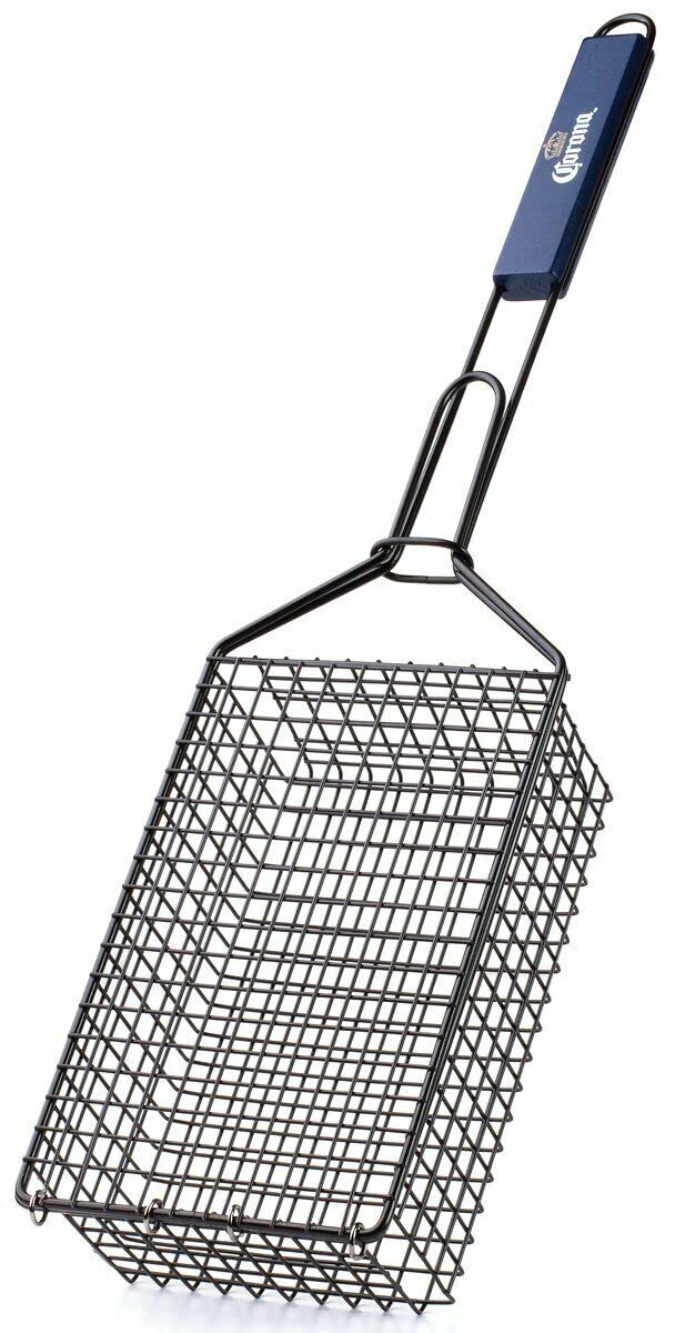 Corona BBQ Charcoal Grill Accessories - Grilling Basket with Locking Grill Handle For Veggetables, Chicken, Meats And Fish for Outdoor/ Indoor BBQ Set Tools