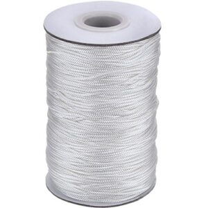 109 yards/roll white braided lift shade cord for aluminum blind shade, gardening plant and crafts (1.4 mm)