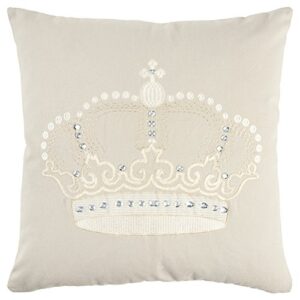 rizzy home t11064 decorative pillow, 20"x20", light blue