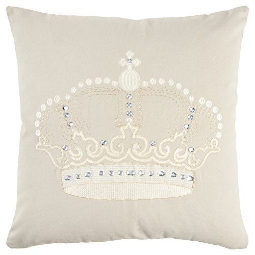 Rizzy Home T11064 Decorative Pillow, 20"X20", Light Blue