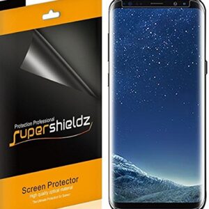 Supershieldz (2 Pack) Designed for Samsung (Galaxy S8) Screen Protector, (Case Friendly) High Definition Clear Shield