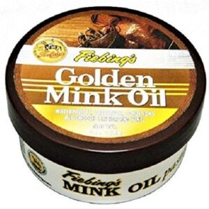 Fiebing's Golden Mink Oil Leather Preserver, 6 oz (2 Pack)