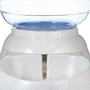 Amazon Basics Gravity Pet Waterer for Dogs and Cats, Small, 1 Gallon Capacity, Gray