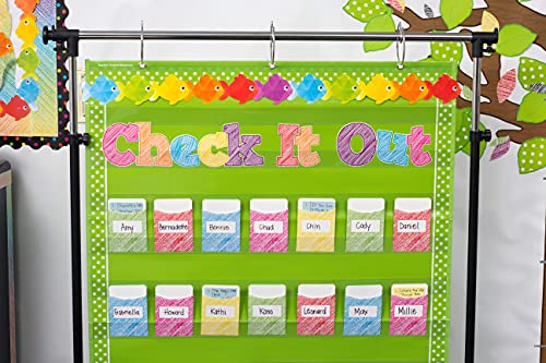 Teacher Created Resources Scribble Library Pockets - Multi-Pack (TCR3053)