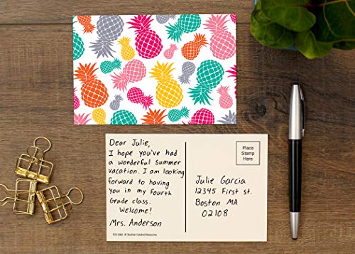 Teacher Created Resources Tropical Punch Pineapples Postcards