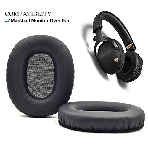 Monitor Earpads defean Replacement Ear Pads Ear Cushion Pillow Cover Compatible with Marshall Monitor Over-Ear Stereo Headphones