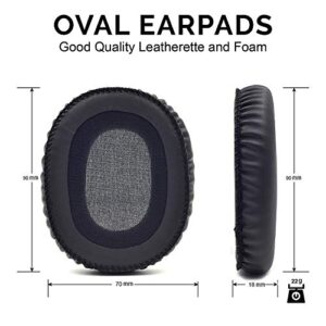 Monitor Earpads defean Replacement Ear Pads Ear Cushion Pillow Cover Compatible with Marshall Monitor Over-Ear Stereo Headphones