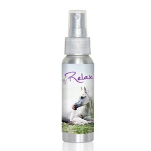 the blissful horses relax spray aromatherapy all natural support for your horse's anxiety