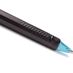 Pentel EnerGel FLASH! Liquid Gel Stick Pen, (0.7mm) Medium Line, Metal Tip, Black Ink, 12 pack (BL417-A)