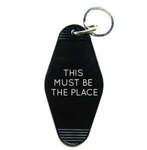 three potato four key tag - this must be the place (black)