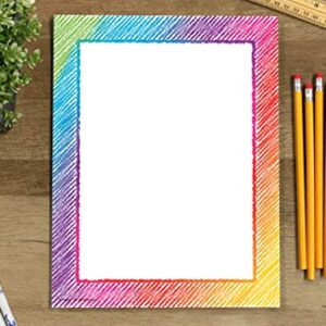 Teacher Created Resources® Colorful Scribble Computer Paper, 50 Sheets, 8.5 inches X 11 inches