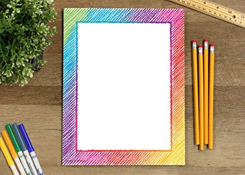 Teacher Created Resources® Colorful Scribble Computer Paper, 50 Sheets, 8.5 inches X 11 inches