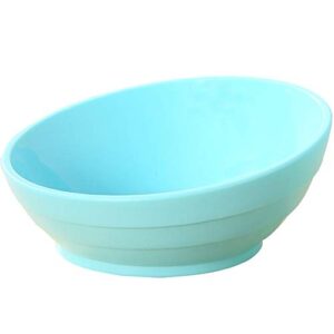creation core premium quality tilted cat bowl for small pets with anti-skid rubber